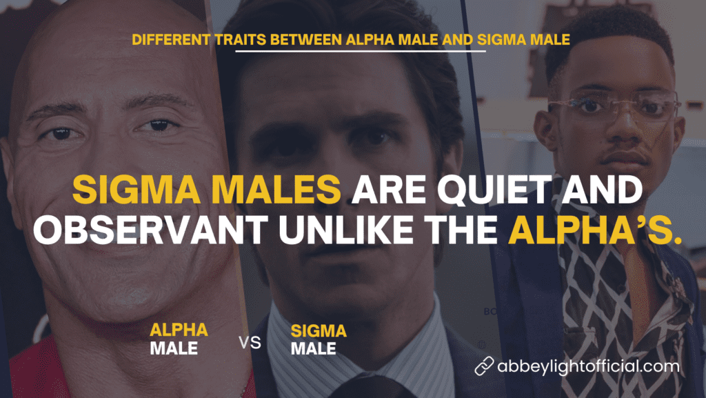 Alpha male vs Sigma male Traits and Characteristics