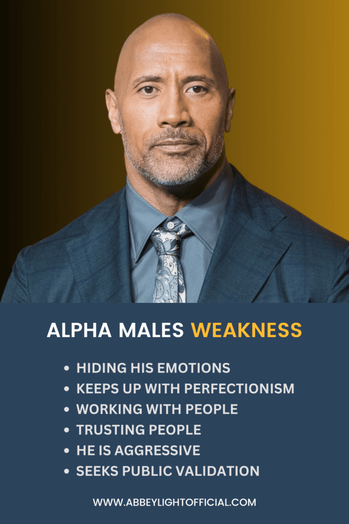 alpha male weakness