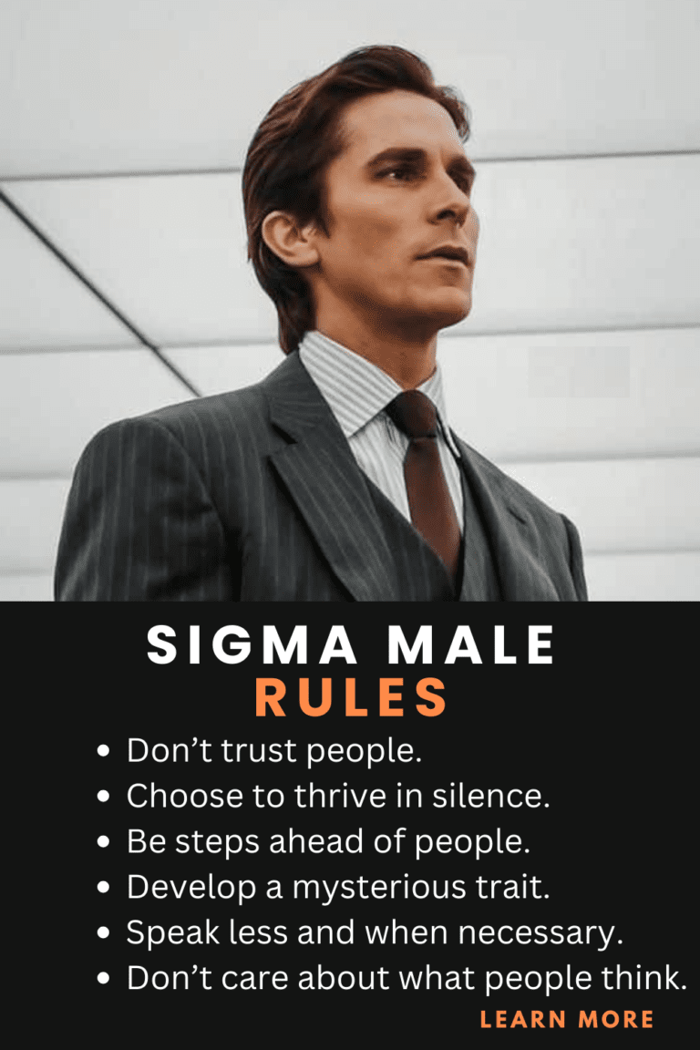 Sigma Male Rules: 12 Major List & Weaknesses