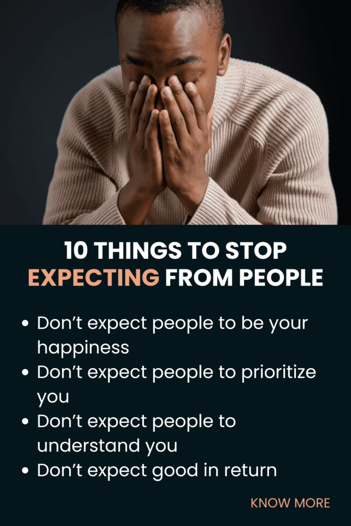 10 things to stop expecting quote