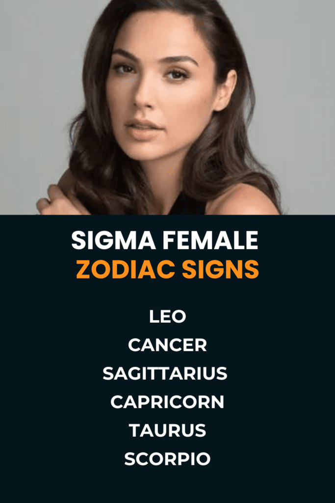 6 sigma female zodiac signs