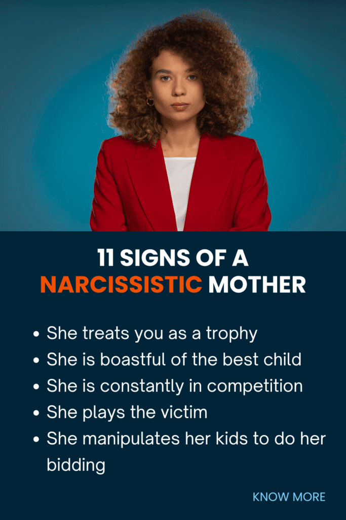 11 signs of a narcissist mother and the effects on their kids