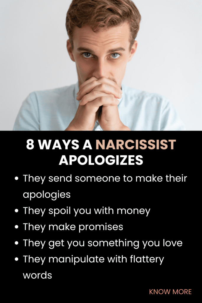 8 ways a narcissist apologizes to people