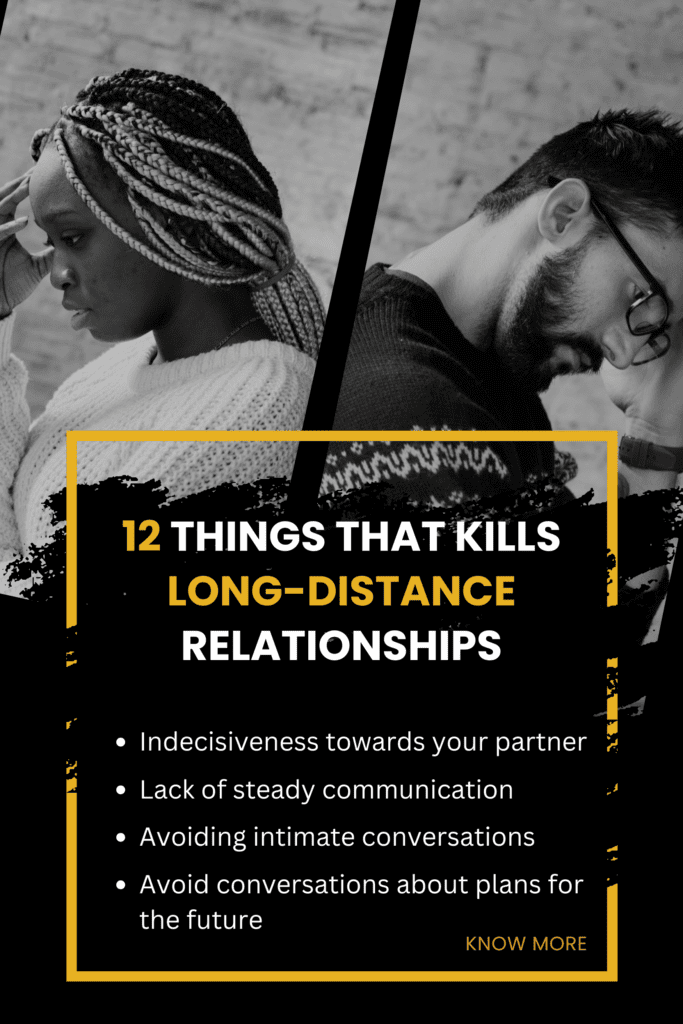 12 things that kills long-distance relationships